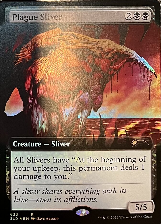Plague Sliver (Extended Art) [Secret Lair Drop Promos] | Devastation Store