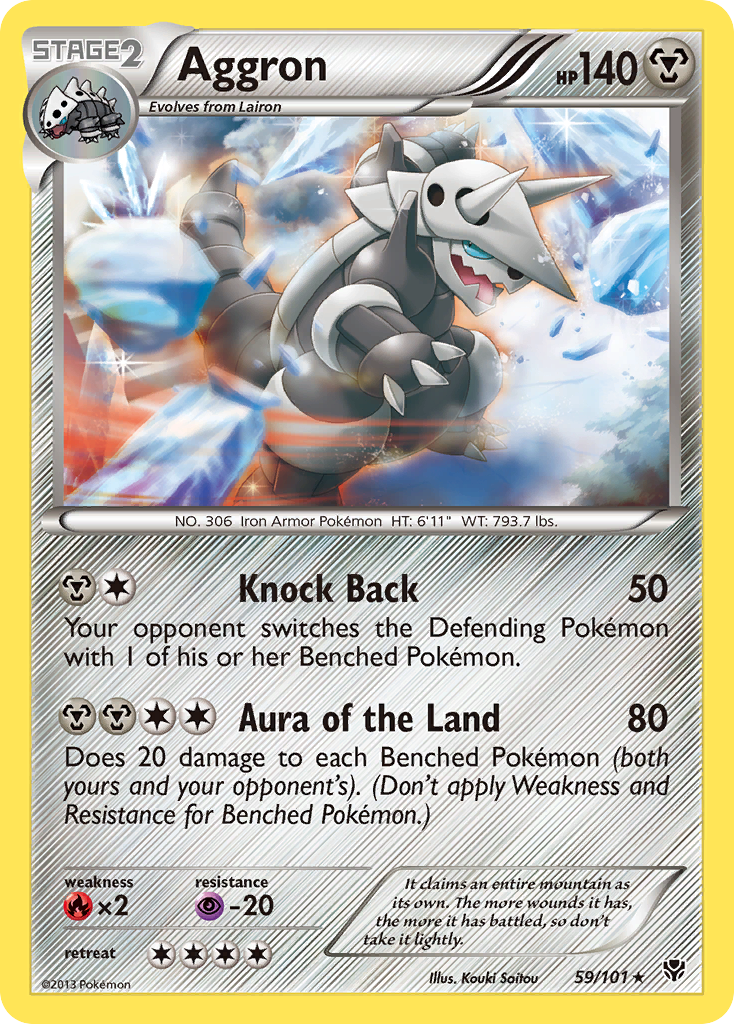 Aggron (59/101) [Black & White: Plasma Blast] | Devastation Store