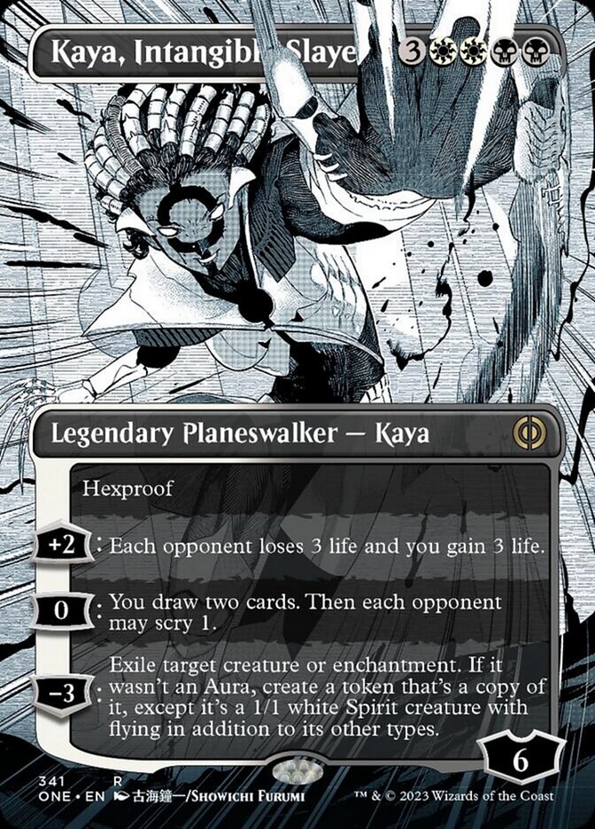 Kaya, Intangible Slayer (Borderless Manga) [Phyrexia: All Will Be One] | Devastation Store