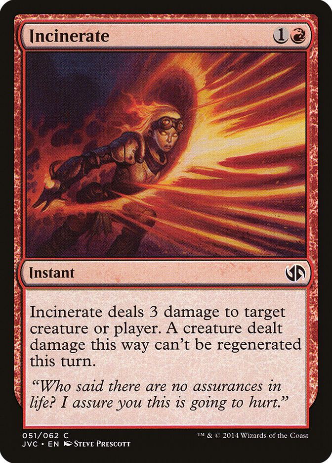 Incinerate [Duel Decks Anthology] | Devastation Store