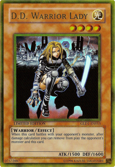 D.D. Warrior Lady [GLD1-EN015] Gold Rare | Devastation Store