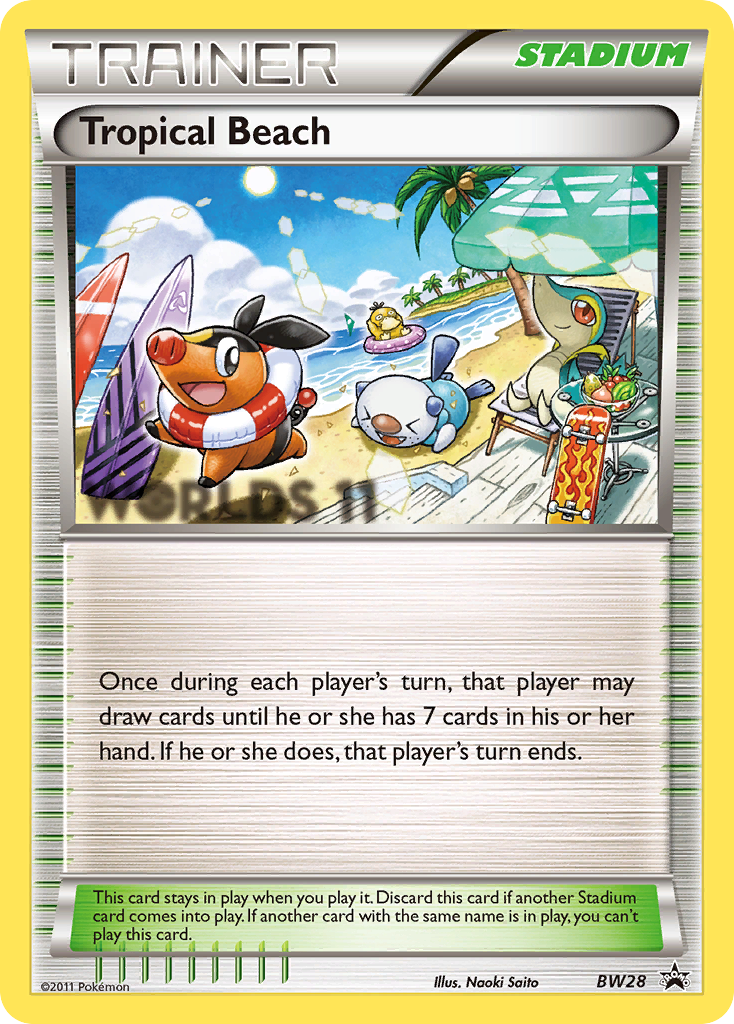 Tropical Beach (BW28) [Black & White: Black Star Promos] | Devastation Store