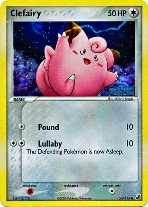 Clefairy (53/115) (Stamped) [EX: Unseen Forces] | Devastation Store