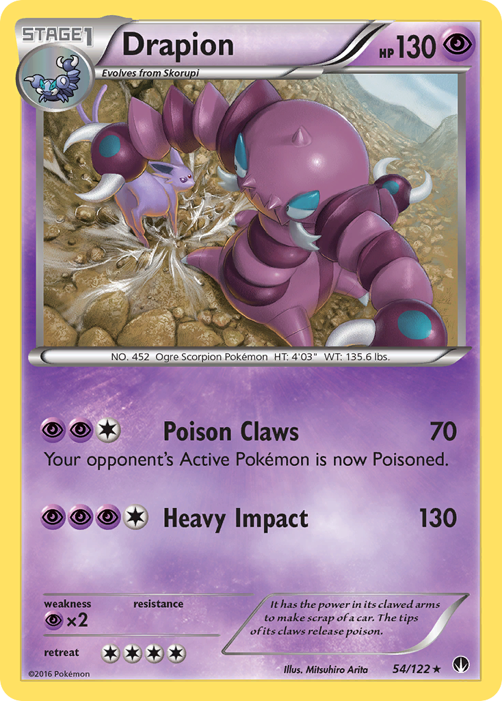 Drapion (54/122) [XY: BREAKpoint] | Devastation Store