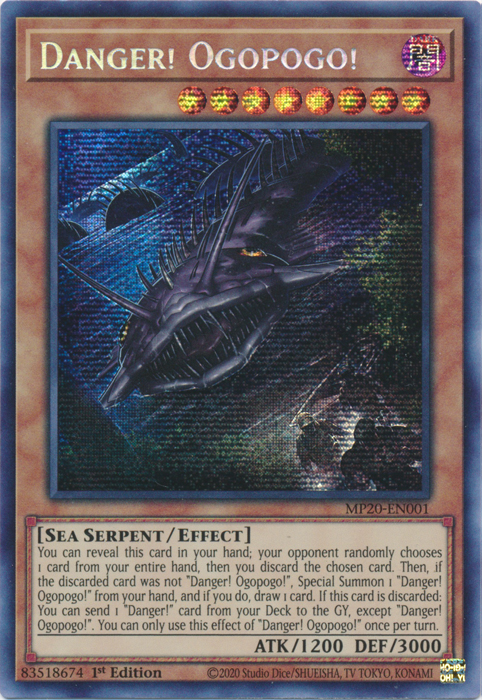 Danger! Ogopogo! [MP20-EN001] Prismatic Secret Rare | Devastation Store