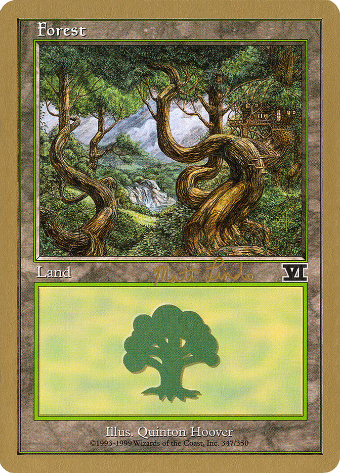 Forest (ml347b) (Matt Linde) [World Championship Decks 1999] | Devastation Store