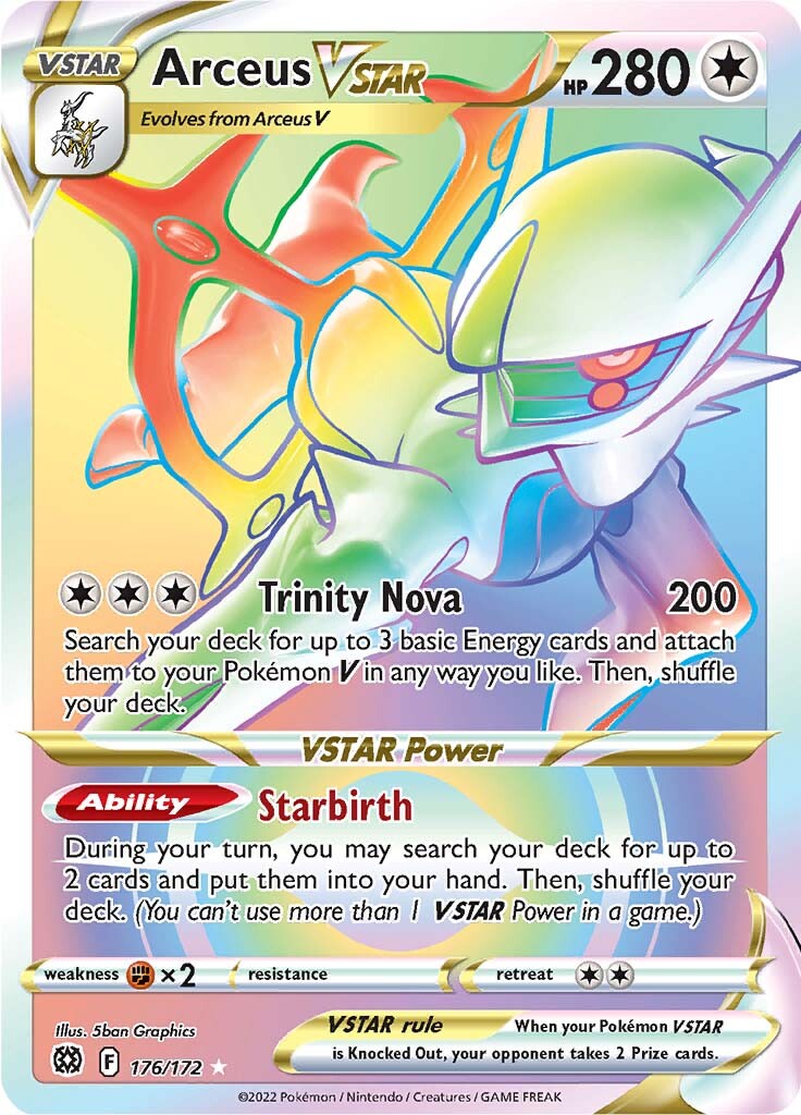 Arceus VSTAR (176/172) [Sword & Shield: Brilliant Stars] | Devastation Store