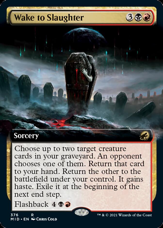 Wake to Slaughter (Extended) [Innistrad: Midnight Hunt] | Devastation Store