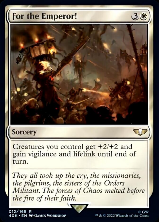 For the Emperor! (Surge Foil) [Universes Beyond: Warhammer 40,000] | Devastation Store