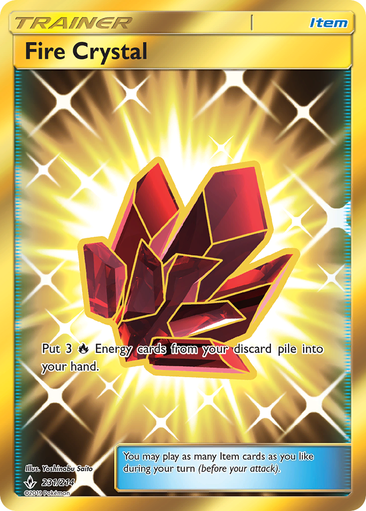 Fire Crystal (231/214) [Sun & Moon: Unbroken Bonds] | Devastation Store