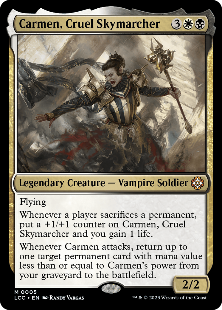 Carmen, Cruel Skymarcher [The Lost Caverns of Ixalan Commander] | Devastation Store