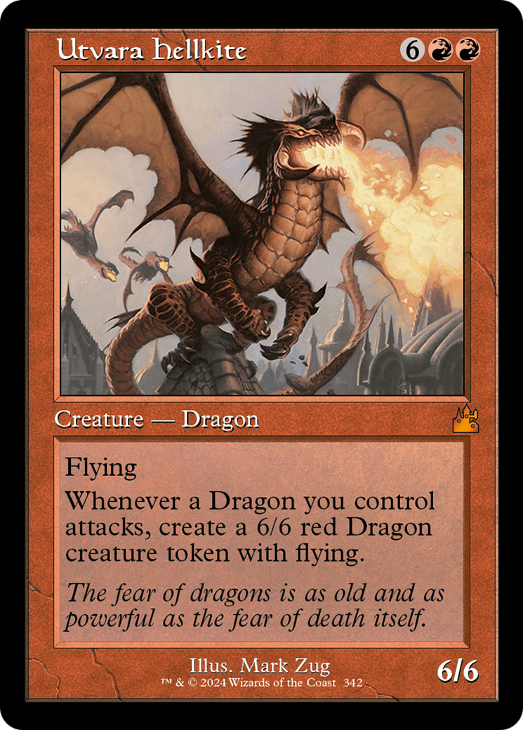 Utvara Hellkite (Retro Frame) [Ravnica Remastered] | Devastation Store
