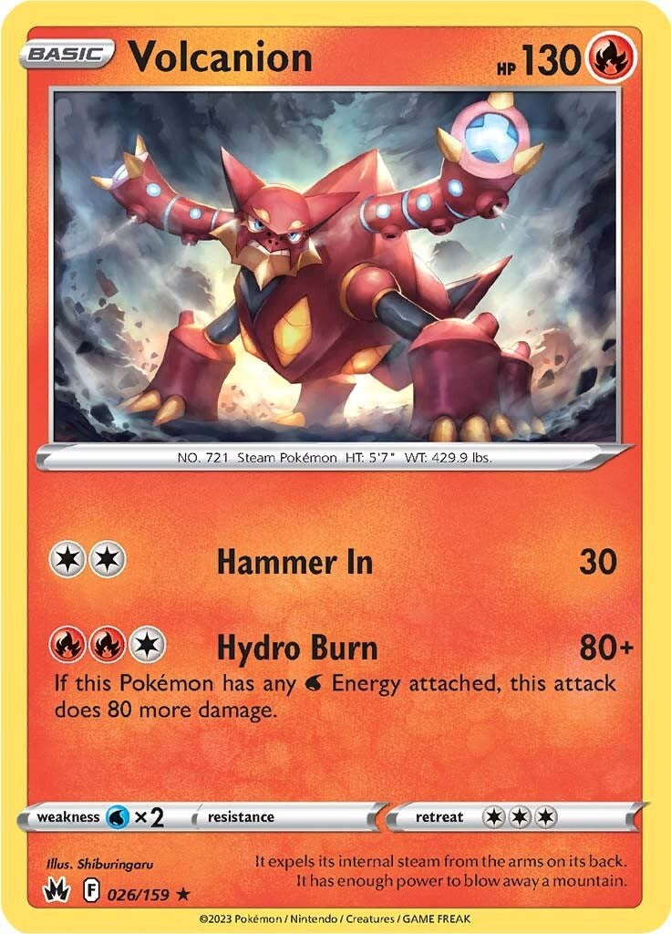 Volcanion (026/159) [Sword & Shield: Crown Zenith] | Devastation Store