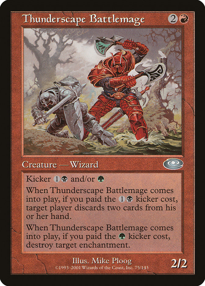 Thunderscape Battlemage [Planeshift] | Devastation Store