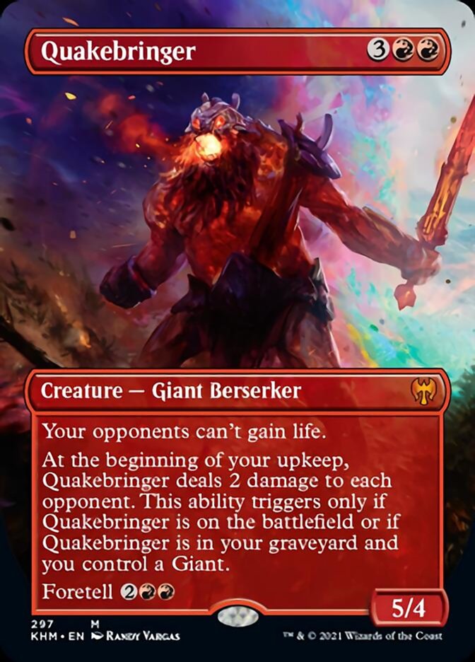 Quakebringer (Borderless Alternate Art) [Kaldheim] | Devastation Store