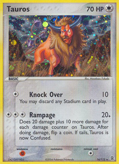 Tauros (16/112) [EX: FireRed & LeafGreen] | Devastation Store