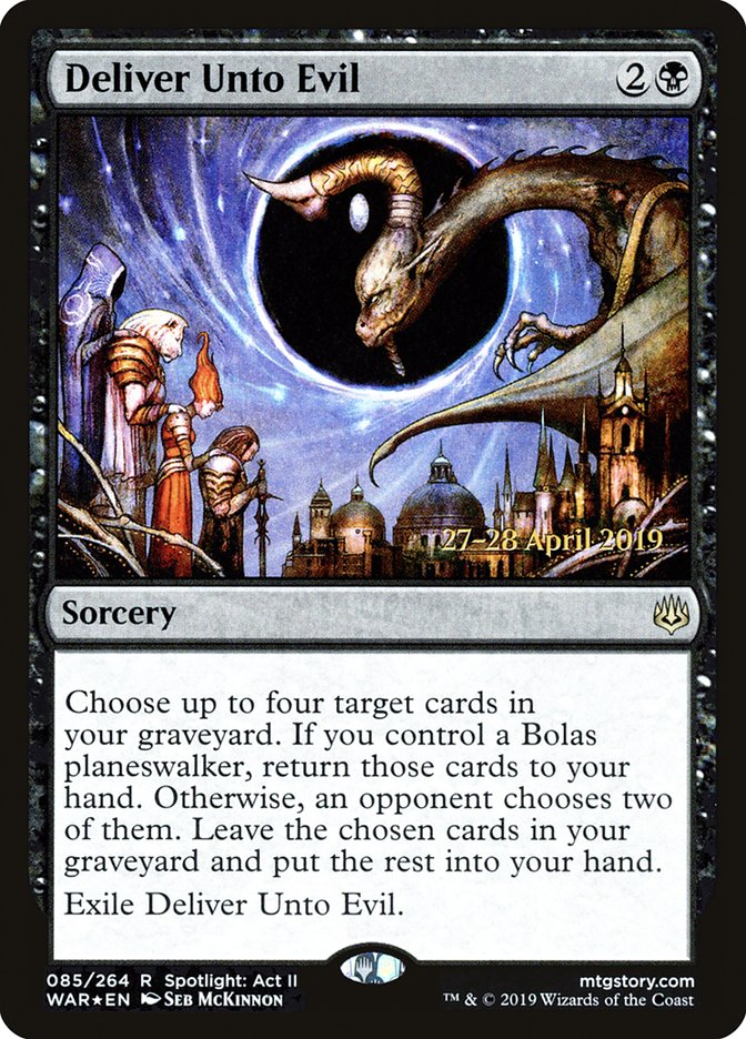 Deliver Unto Evil  [War of the Spark Prerelease Promos] | Devastation Store