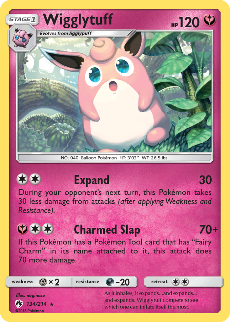 Wigglytuff (134/214) [Sun & Moon: Lost Thunder] | Devastation Store