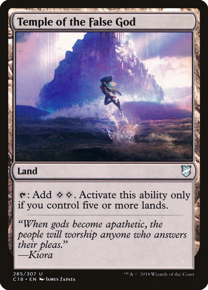 Temple of the False God [Commander 2018] - Devastation Store | Devastation Store