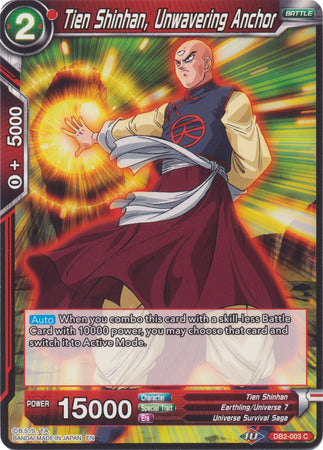 Tien Shinhan, Unwavering Anchor [DB2-003] | Devastation Store