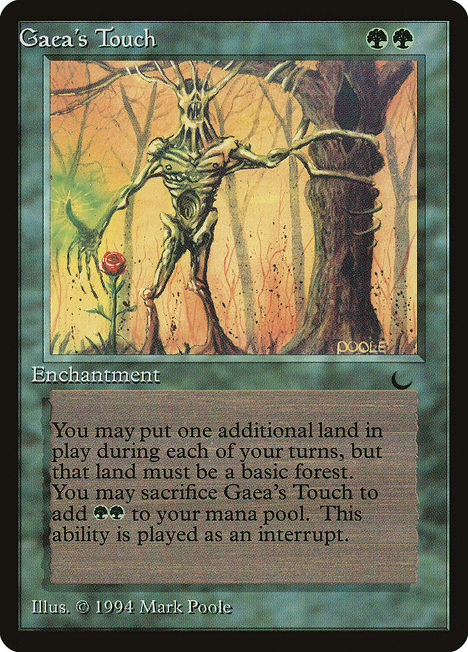 Gaea's Touch (Misprinted) [The Dark] | Devastation Store