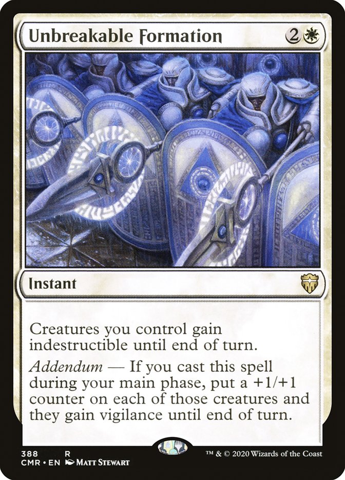 Unbreakable Formation [Commander Legends] | Devastation Store