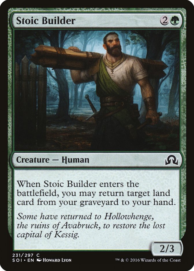 Stoic Builder [Shadows over Innistrad] - Devastation Store | Devastation Store