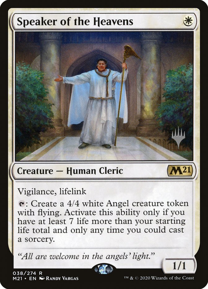 Speaker of the Heavens (Promo Pack) [Core Set 2021 Promos] | Devastation Store