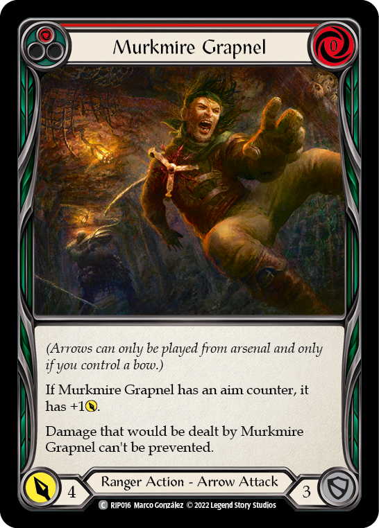 Murkmire Grapnel (Red) [RIP016] (Outsiders Riptide Blitz Deck) | Devastation Store