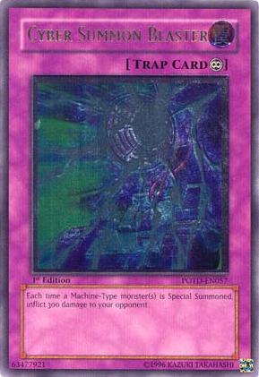 Cyber Summon Blaster [POTD-EN057] Ultimate Rare | Devastation Store