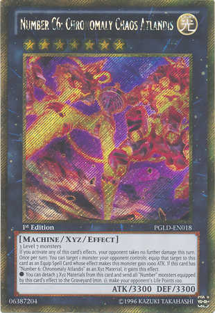 Number C6: Chronomaly Chaos Atlandis [PGLD-EN018] Gold Secret Rare | Devastation Store