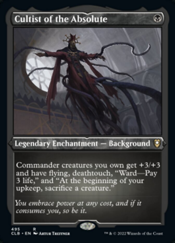 Cultist of the Absolute (Foil Etched) [Commander Legends: Battle for Baldur's Gate] | Devastation Store