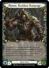 Rhinar, Reckless Rampage // Seismic Surge [U-WTR001 // U-WTR075] (Welcome to Rathe Unlimited)  Unlimited Normal | Devastation Store