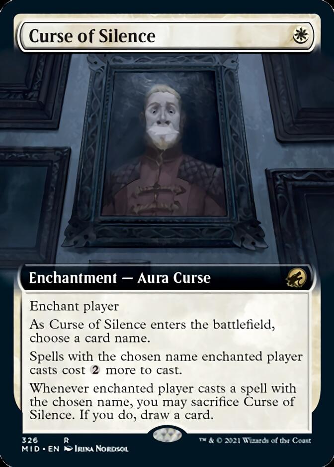 Curse of Silence (Extended) [Innistrad: Midnight Hunt] | Devastation Store