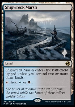 Shipwreck Marsh (Promo Pack) [Innistrad: Midnight Hunt Promo Pack] | Devastation Store