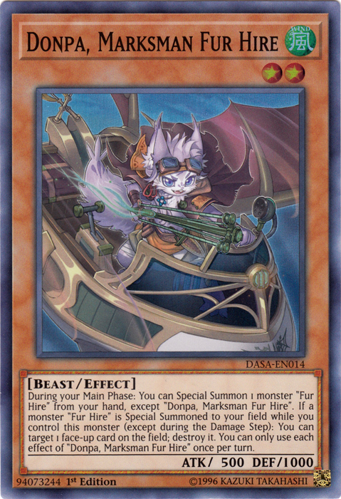 Donpa, Marksman Fur Hire [DASA-EN014] Super Rare | Devastation Store