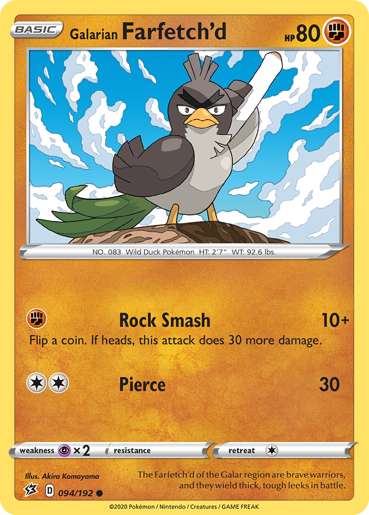 Galarian Farfetch'd (094/192) [Sword & Shield: Rebel Clash] | Devastation Store