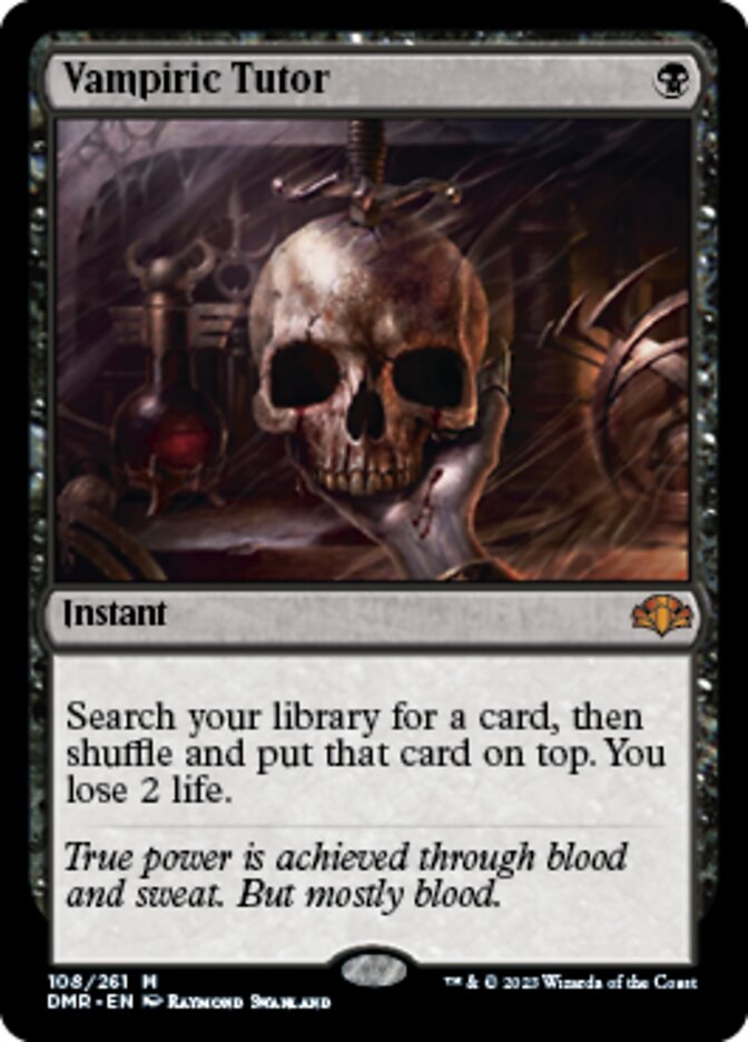 Vampiric Tutor [Dominaria Remastered] | Devastation Store