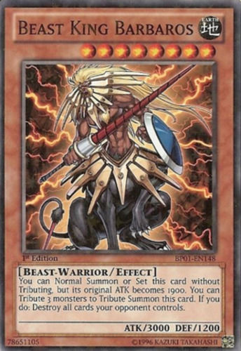 Beast King Barbaros [BP01-EN148] Starfoil Rare | Devastation Store