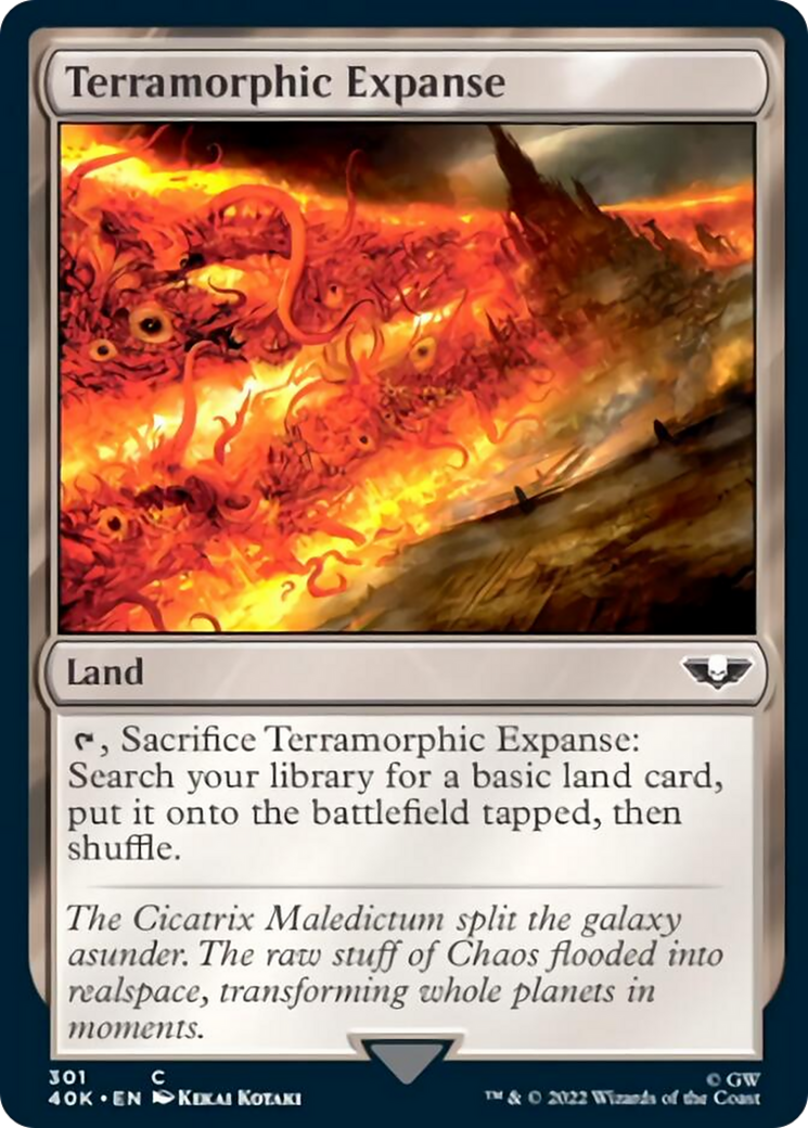 Terramorphic Expanse (Surge Foil) [Universes Beyond: Warhammer 40,000] | Devastation Store