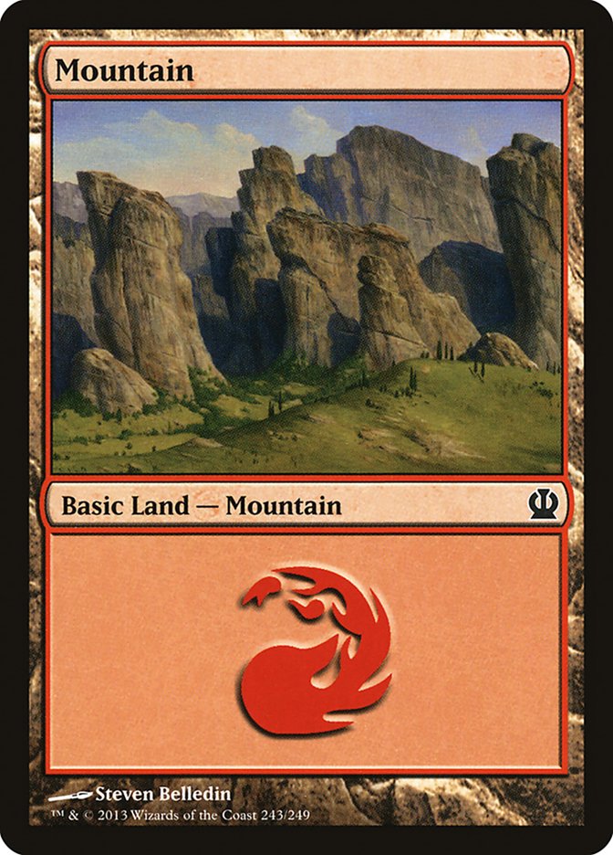 Mountain (243) [Theros] | Devastation Store