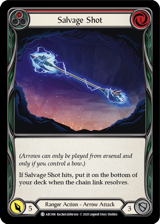 Salvage Shot (Red) [ARC066] Unlimited Edition Rainbow Foil - Devastation Store | Devastation Store