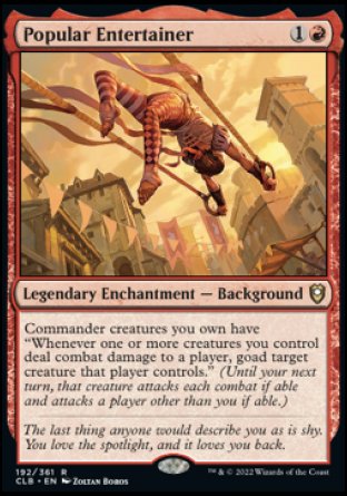 Popular Entertainer [Commander Legends: Battle for Baldur's Gate] | Devastation Store