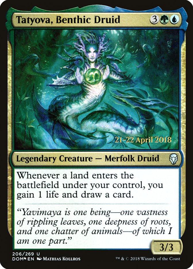 Tatyova, Benthic Druid  [Dominaria Prerelease Promos] - Devastation Store | Devastation Store