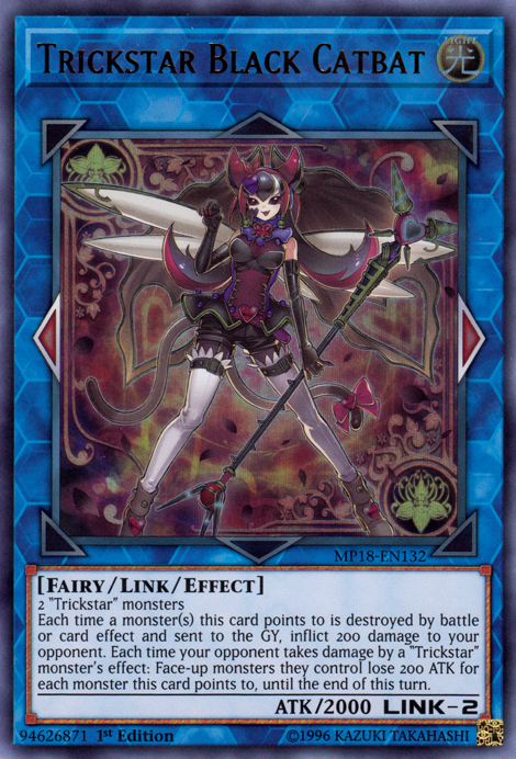 Trickstar Black Catbat [MP18-EN132] Ultra Rare | Devastation Store