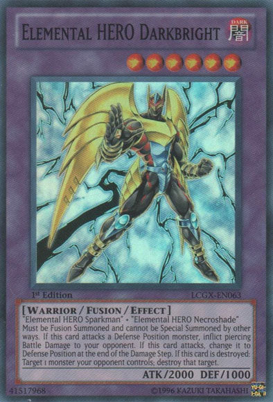 Elemental HERO Darkbright [LCGX-EN063] Super Rare | Devastation Store