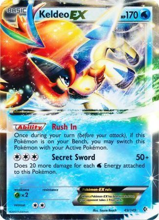 Keldeo EX (49/149) (Jumbo Card) [Black & White: Boundaries Crossed] | Devastation Store