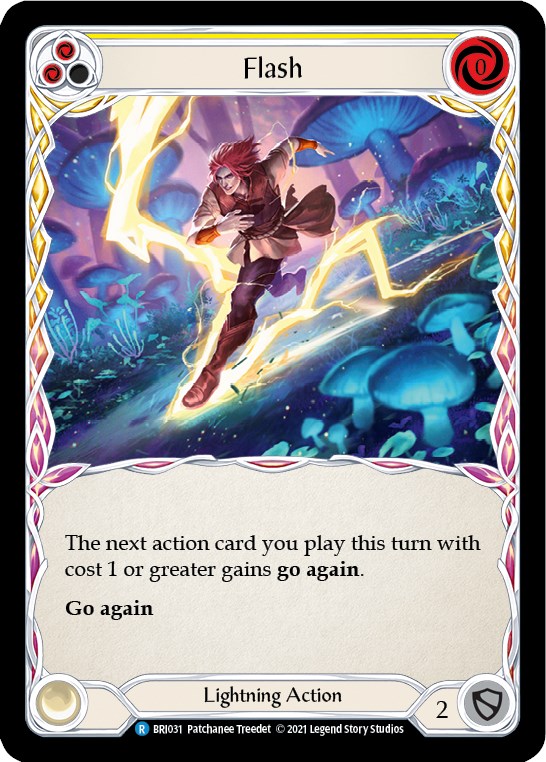 Flash (Yellow) [BRI031] (Tales of Aria Briar Blitz Deck)  1st Edition Normal | Devastation Store