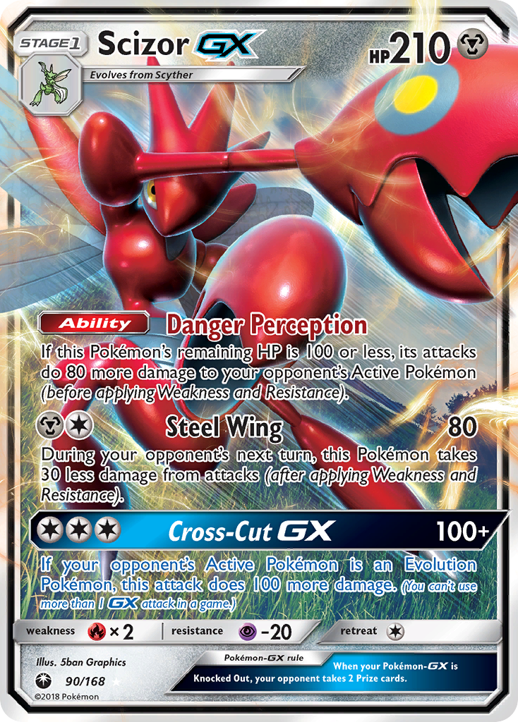 Scizor GX (90/168) [Sun & Moon: Celestial Storm] | Devastation Store