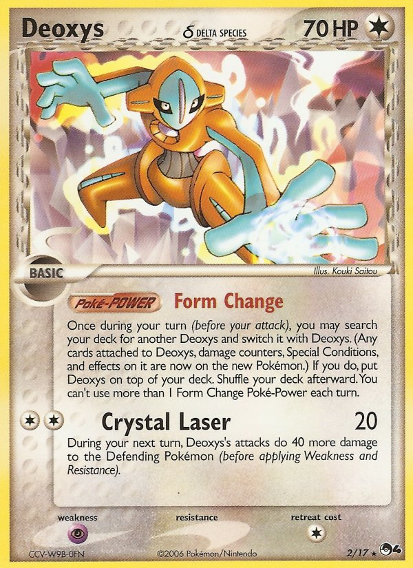 Deoxys (2/17) (Delta Species) [POP Series 4] | Devastation Store